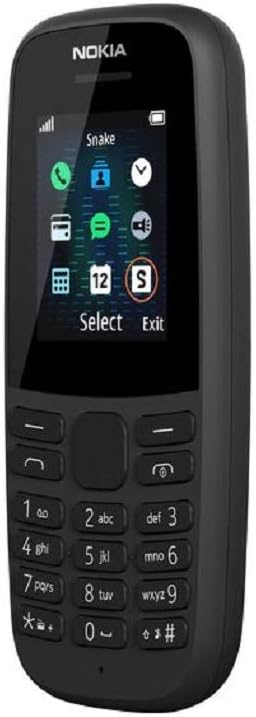 Nokia 105 (2019) 1.77-Inch UK SIM Free Feature Phone – Black