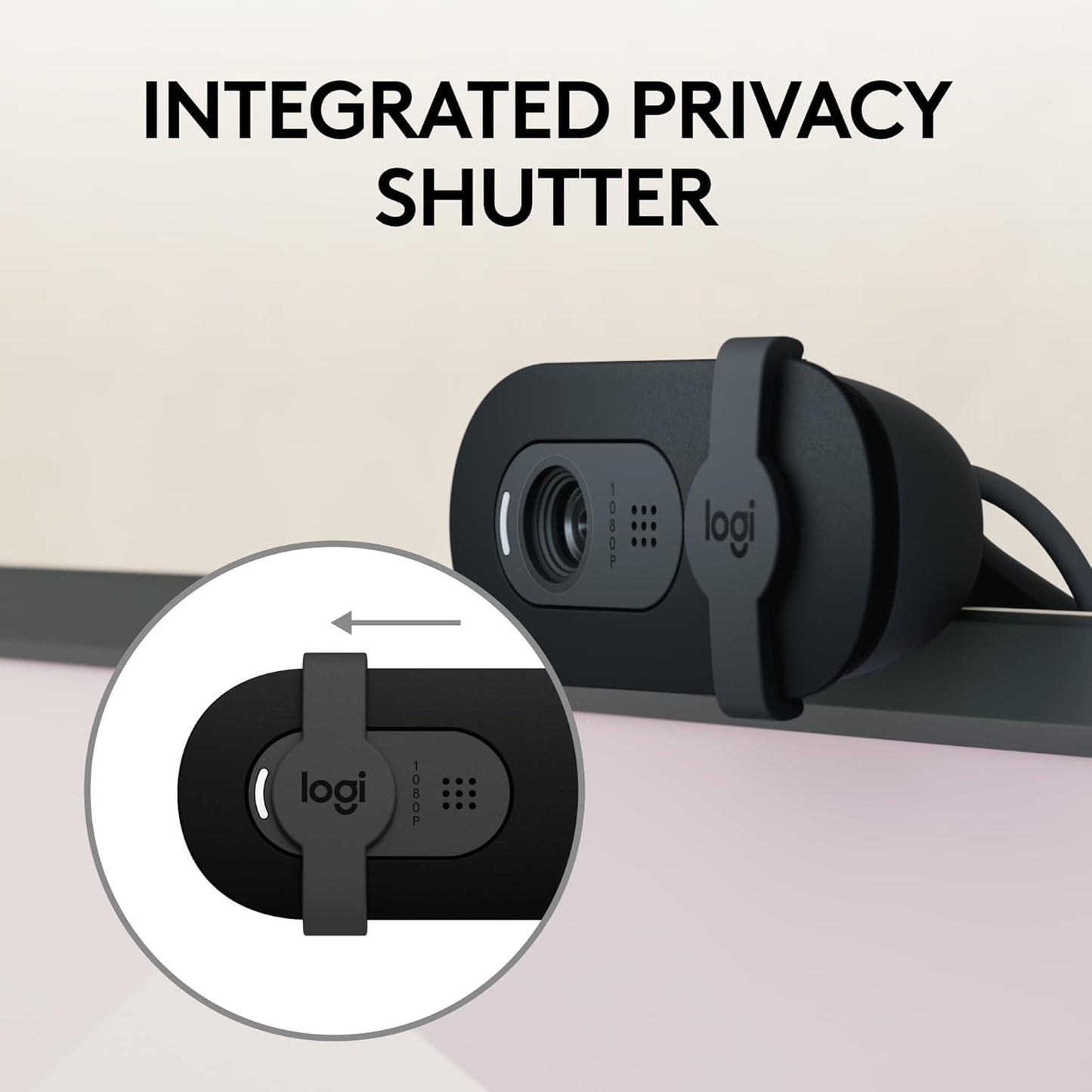 Logitech Brio 101 Full HD 1080p Webcam – Black