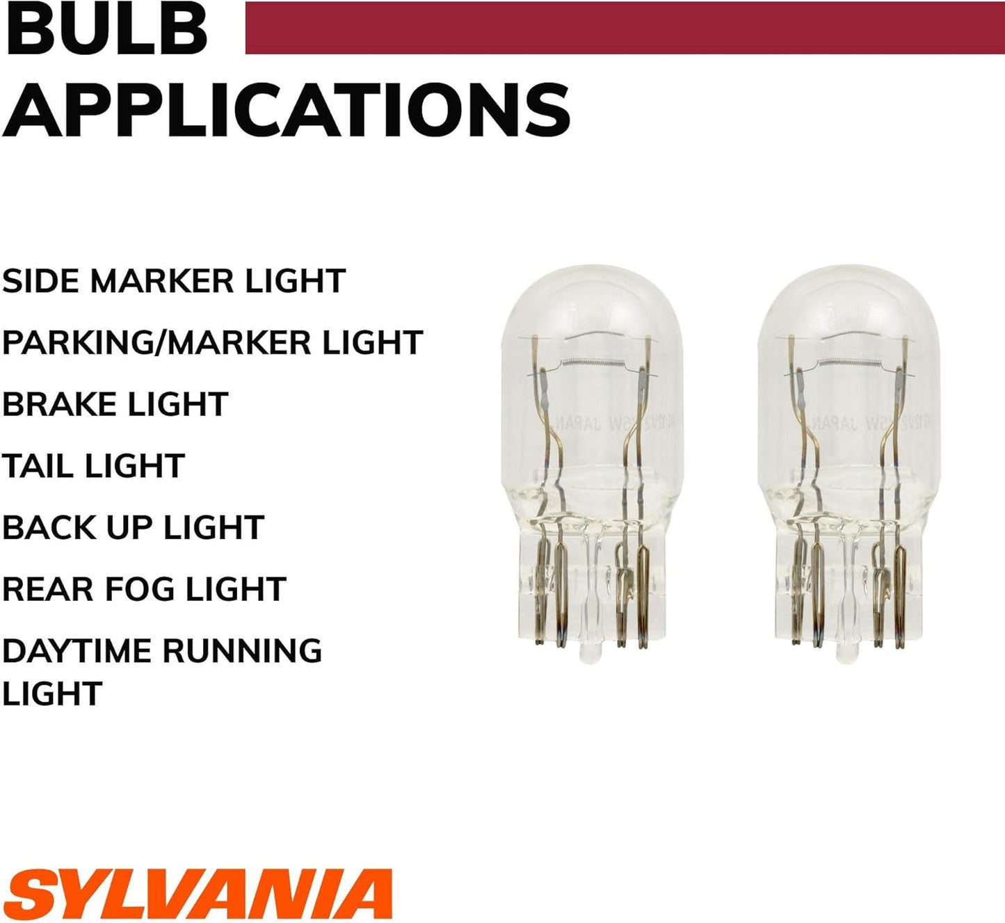 SYLVANIA 7443 Long Life Miniature Bulbs (2-Pack)