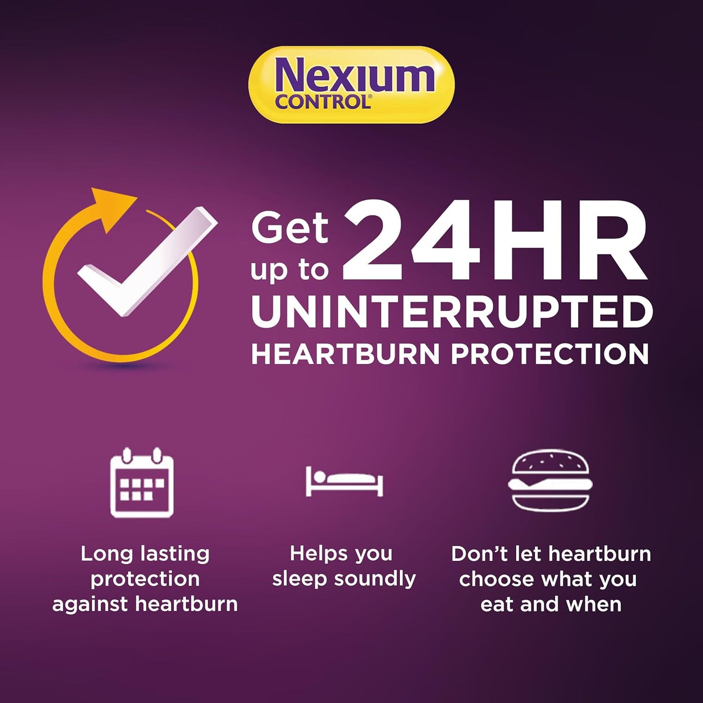 Nexium Control Heartburn & Indigestion Tablets – 20mg, 14 Count