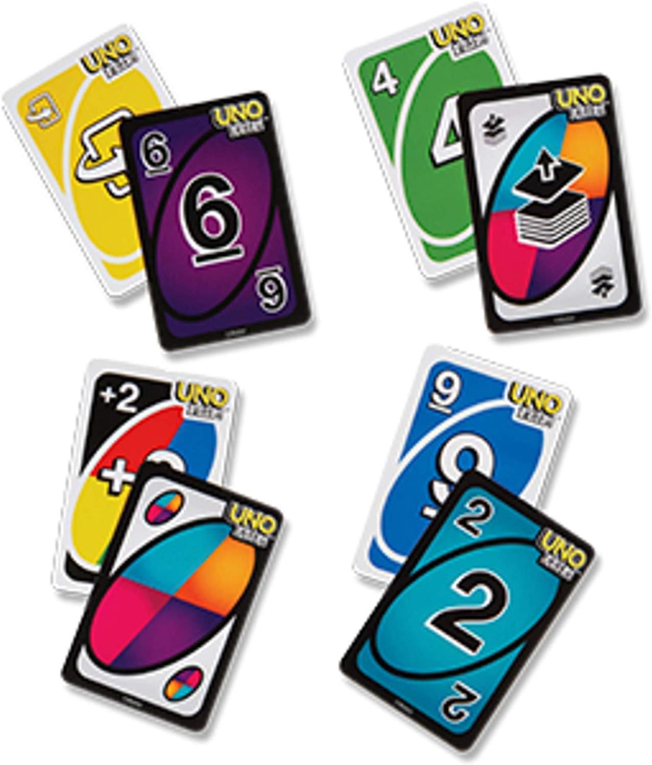 Mattel UNO Original & UNO Flip Card Games – 2-Pack