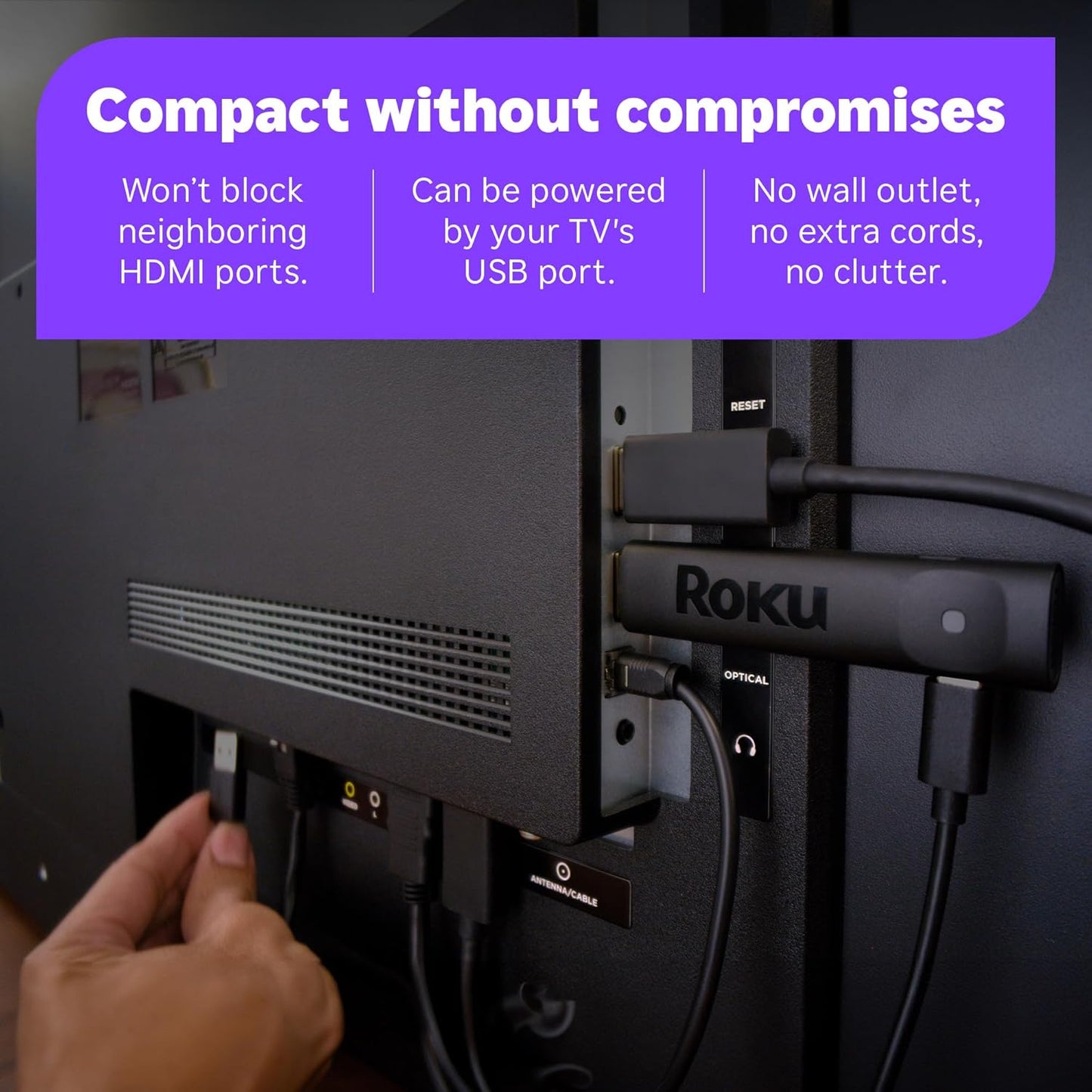 Roku® Streaming Stick™ 2025 – HD with Voice Remote