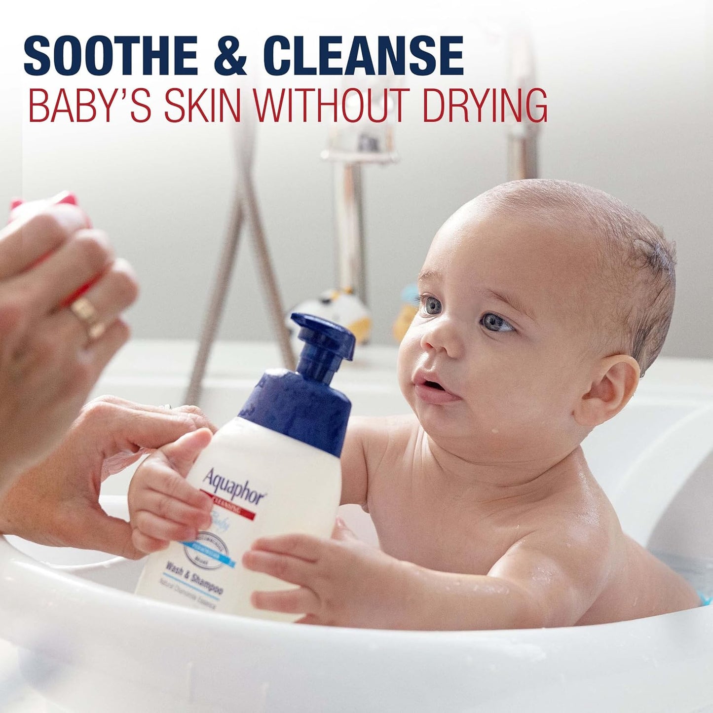 Aquaphor Baby Wash and Shampoo – Unscented 25.4 fl oz