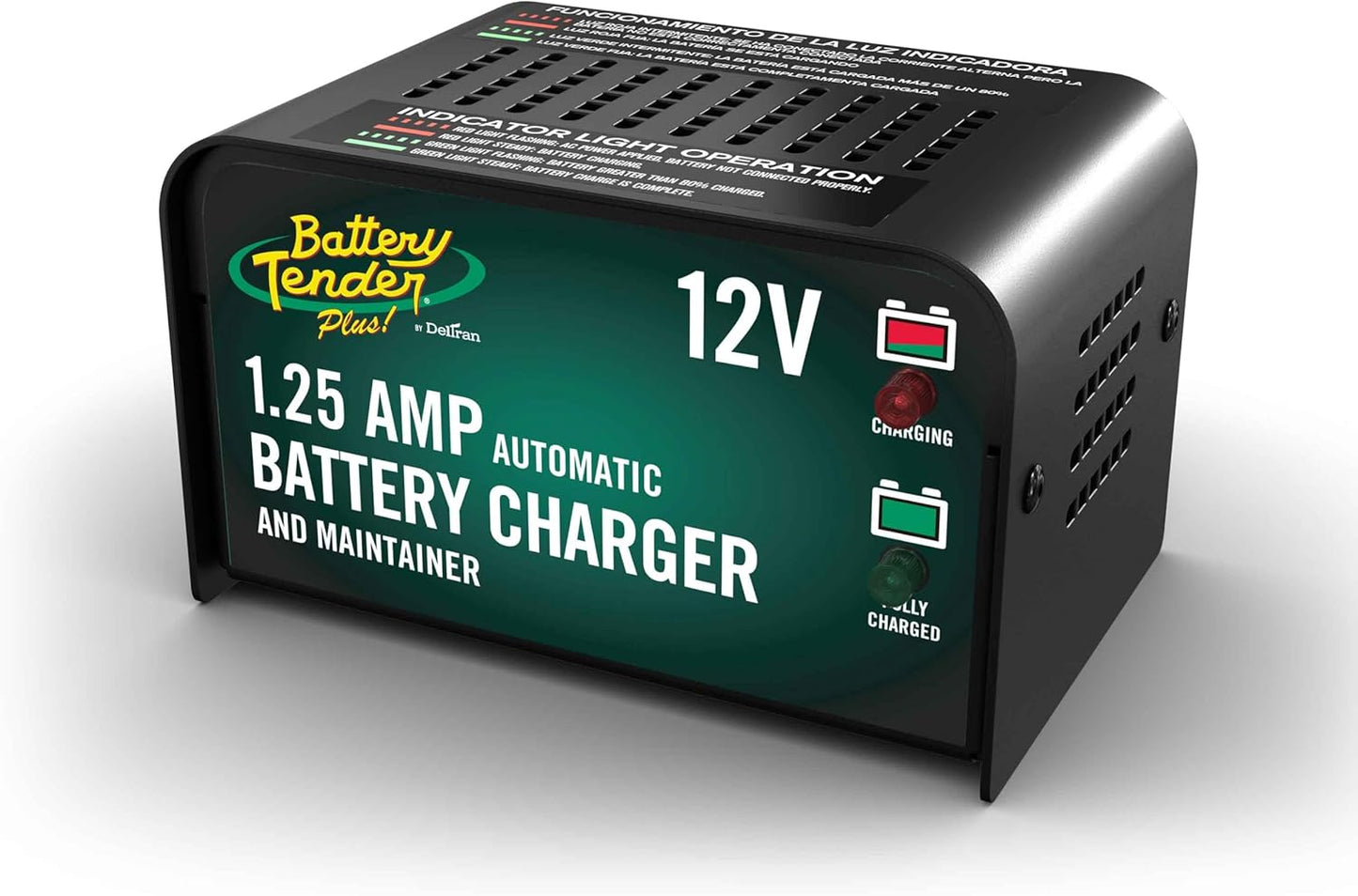 Battery Tender Plus 12V 1.25A Car and Motorcycle Battery Charger Maintainer