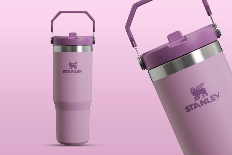 Stanley IceFlow Flip Straw Tumbler | Stanley 30oz insulated stainless steel tumbler with flip straw