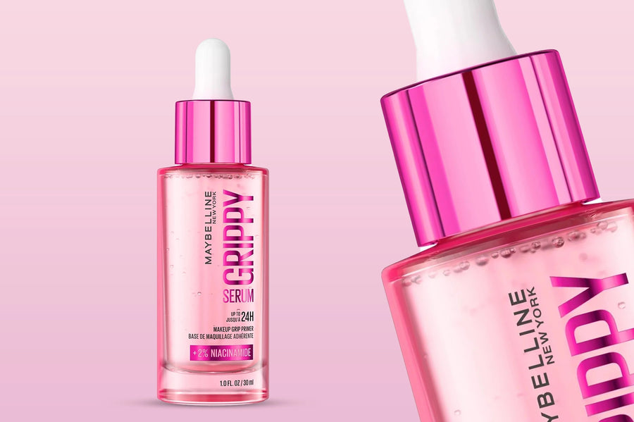Maybelline Grippy Serum Makeup Primer, Glides On Like A Serum | The water-based serum has a fresh feel, Suitable for all skin types