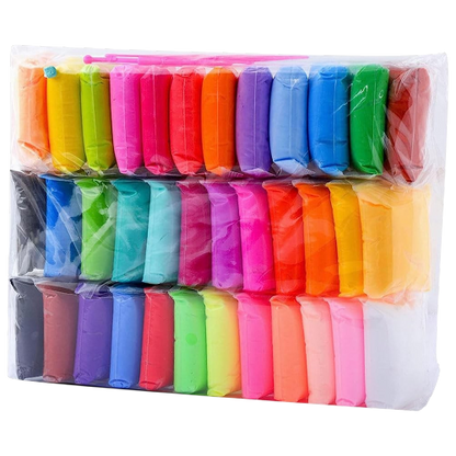 36 Colors Air Dry Modeling Clay Set for Kids