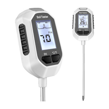 4-in-1 Digital Soil Moisture Meter – PH, Temperature, Sunlight & Moisture Tester with Backlight LCD for Gardening & Farming