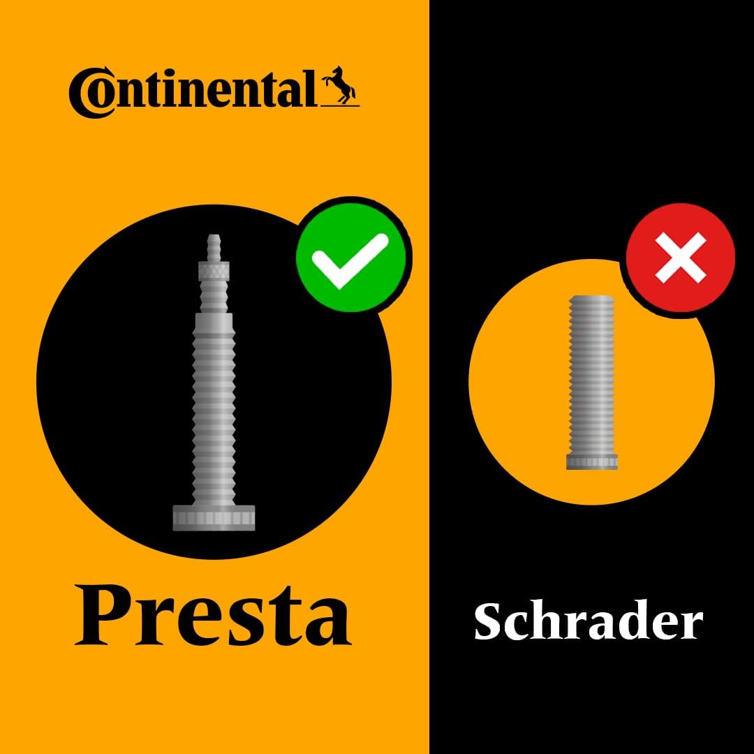 Continental 28" 700x25-32c Inner Tubes 42mm Presta Valve (2 Pack)