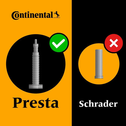 Continental 28" 700x25-32c Inner Tubes 42mm Presta Valve (2 Pack)