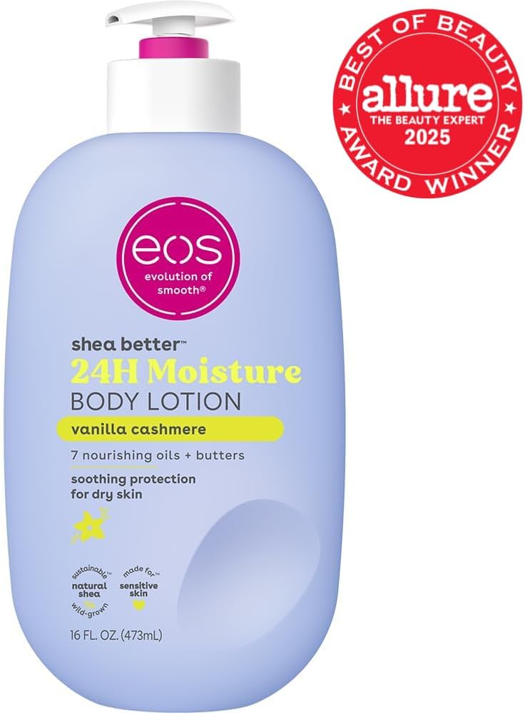 eos Shea Better 24H Moisture Body Lotion – Vanilla Cashmere (16 oz)