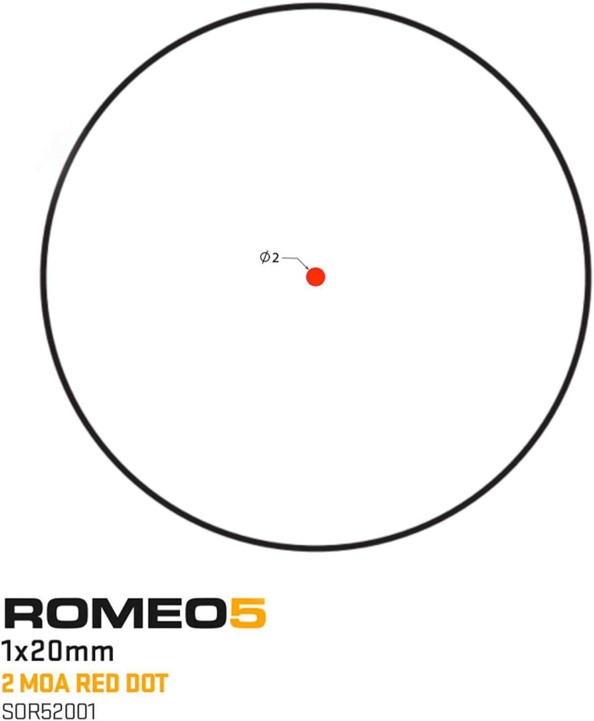 SIG SAUER Romeo5 1X20mm Tactical Hunting Shooting Durable Waterproof Fogproof Illuminated 2 MOA Red Dot Reticle Gun Sight | Picatinny Mount Included