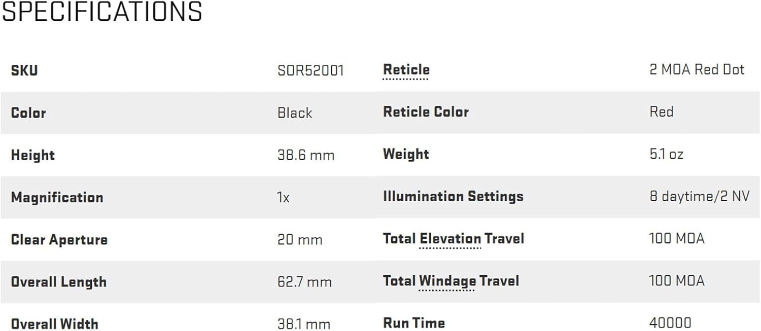 SIG SAUER Romeo5 1X20mm Tactical Hunting Shooting Durable Waterproof Fogproof Illuminated 2 MOA Red Dot Reticle Gun Sight | Picatinny Mount Included