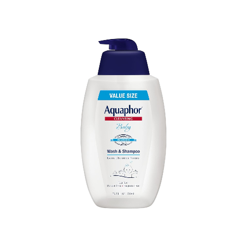 Aquaphor Baby Wash and Shampoo – Unscented 25.4 fl oz