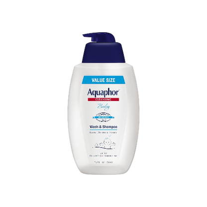 Aquaphor Baby Wash and Shampoo – Unscented 25.4 fl oz