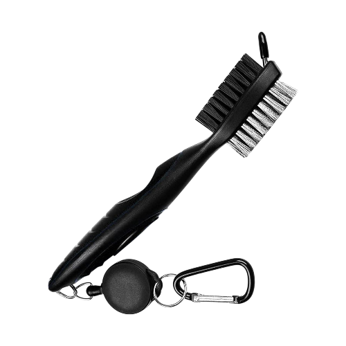 Golf Club Cleaning Brush & Groove Cleaner – Black
