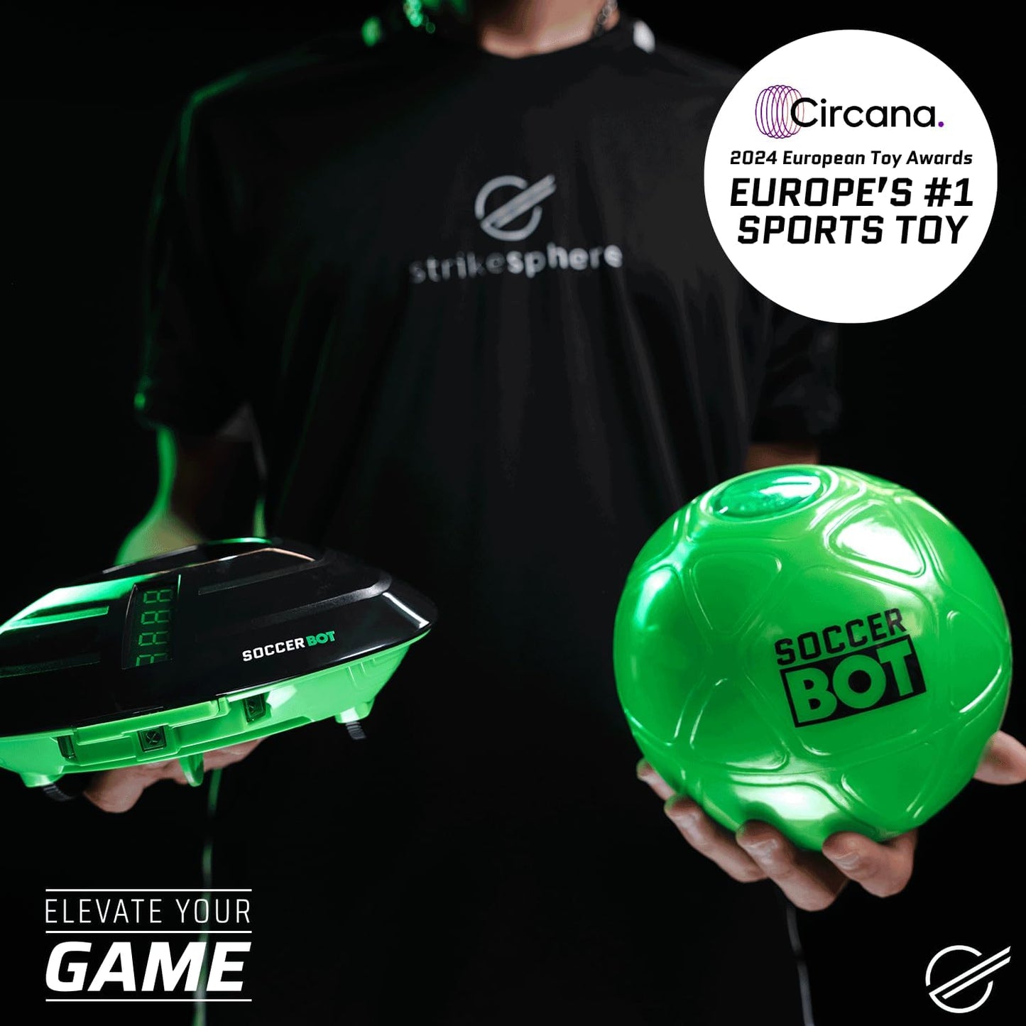 Soccer Bot Indoor Football Trainer – Black