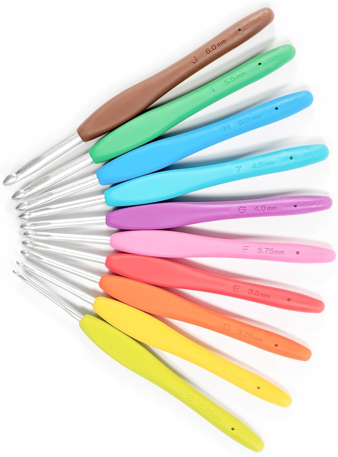 Clover Amour Crochet Hook Set 3672 – 10 Sizes