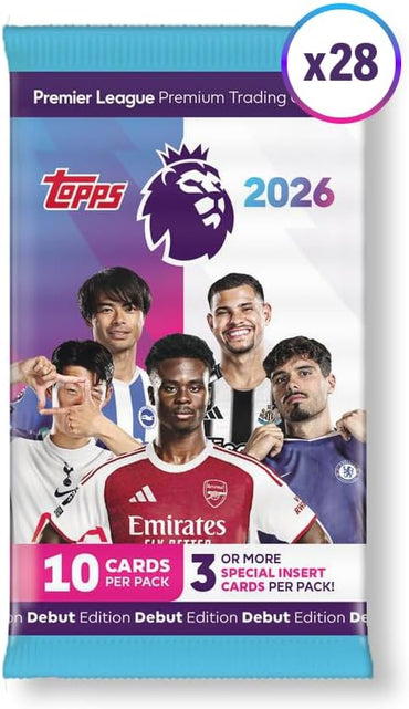 Topps Premier League 2026 Debut Edition – Full Box