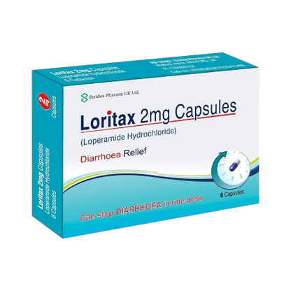 Diarrhoea Relief Loperamide Hydrochloride Capsules – 48 Pack (2mg)