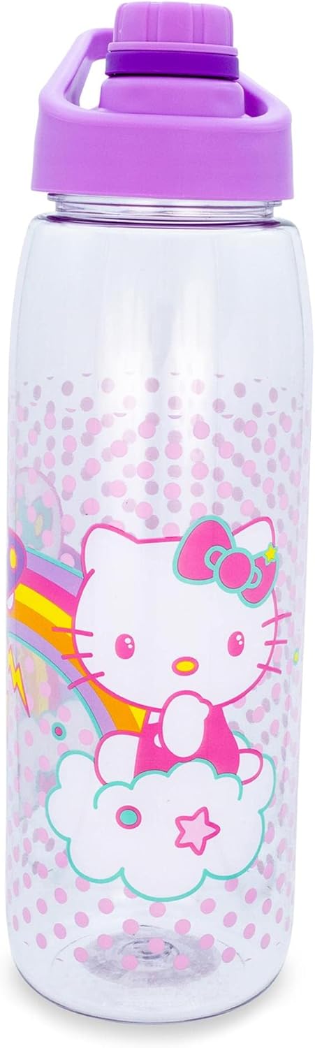Silver Buffalo Hello Kitty & Friends Joey Water Bottle 28oz