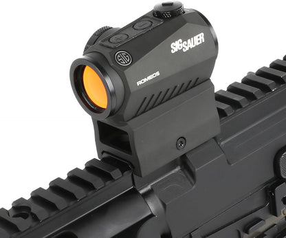 SIG SAUER Romeo5 1X20mm Tactical Hunting Shooting Durable Waterproof Fogproof Illuminated 2 MOA Red Dot Reticle Gun Sight | Picatinny Mount Included