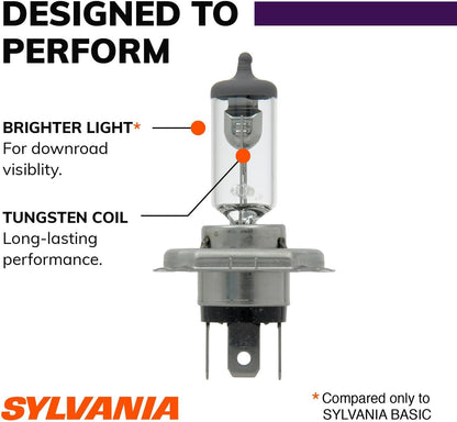 SYLVANIA 9003 XtraVision Halogen Headlight & Fog Bulbs (2-Pack)