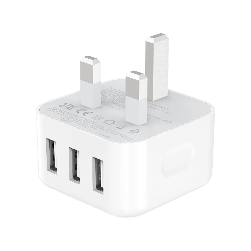Multi USB Wall Charger – 5V 3A, UK Plug