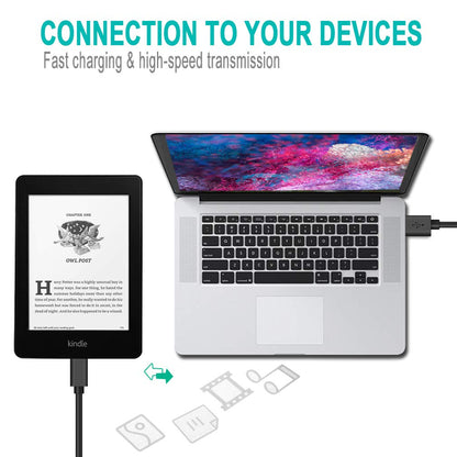 6FT Micro USB Charging Cable Fast Charger