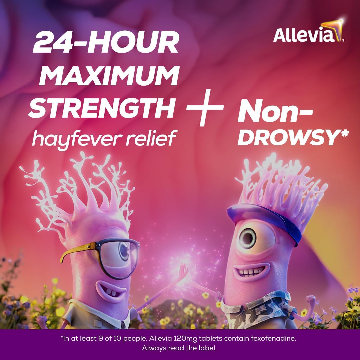 Allevia Hayfever Allergy Tablets – 120 mg Fexofenadine, 30 Tablets