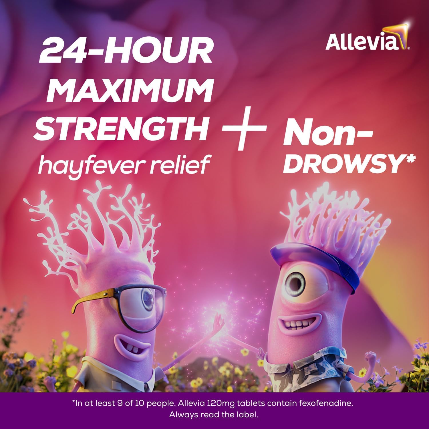 Allevia Hayfever Allergy Tablets – 120 mg Fexofenadine, 30 Tablets