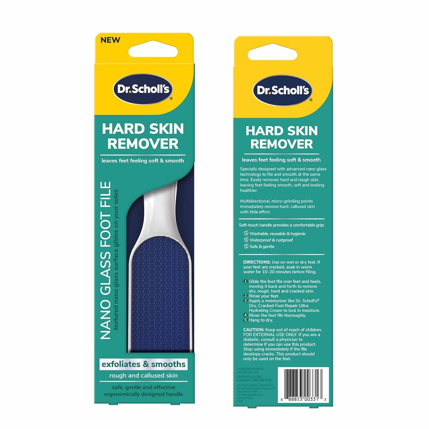 Dr. Scholl's Hard Skin Remover Nano Glass Foot File