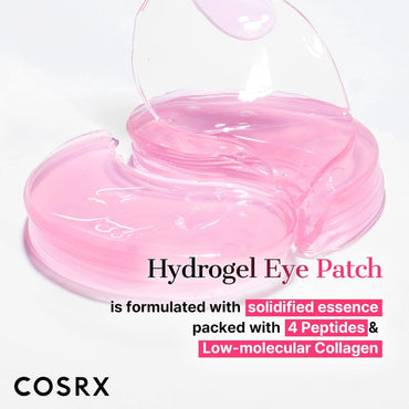 COSRX Pink Peptide Collagen Hydrogel Eye Patches – 60 Patches