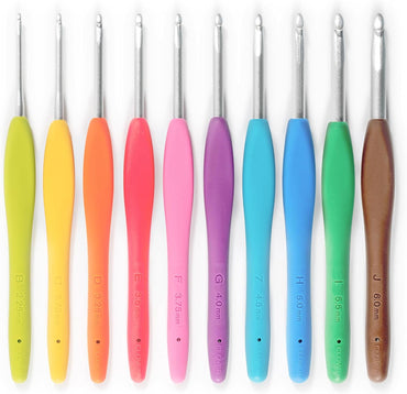 Clover Amour Crochet Hook Set 3672 – 10 Sizes