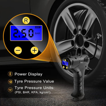 Cordless Tyre Inflator Air Compressor – 150 PSI