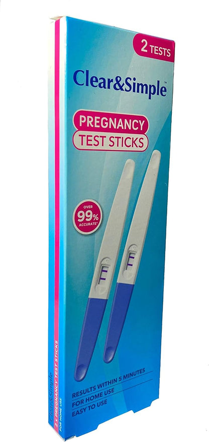 Clear and Simple Pregnancy Test Kit