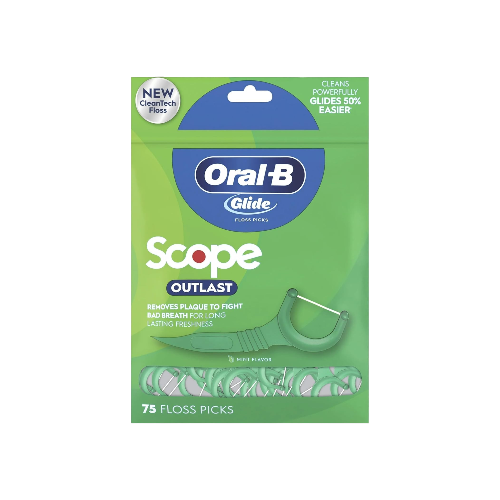 Oral-B Glide Complete Floss Picks – 75 Count