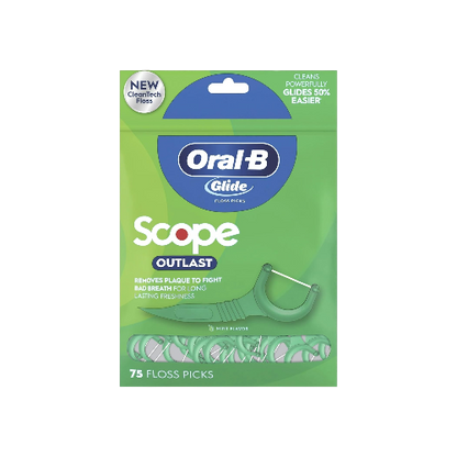 Oral-B Glide Complete Floss Picks – 75 Count