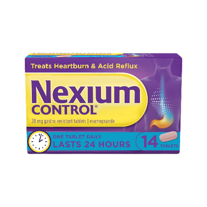 Nexium Control Heartburn & Indigestion Tablets – 20mg, 14 Count