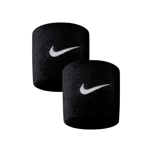 NIKE Swoosh Black Wristbands
