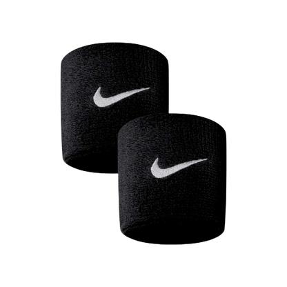 NIKE Swoosh Black Wristbands