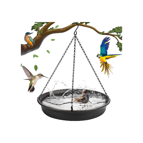 CARGEN Hanging Bird Bath & Feeder Tray for Garden