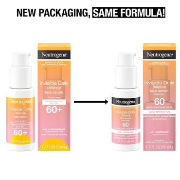 Neutrogena Invisible Daily Defense SPF 60 Sunscreen Serum (1.7 fl oz)
