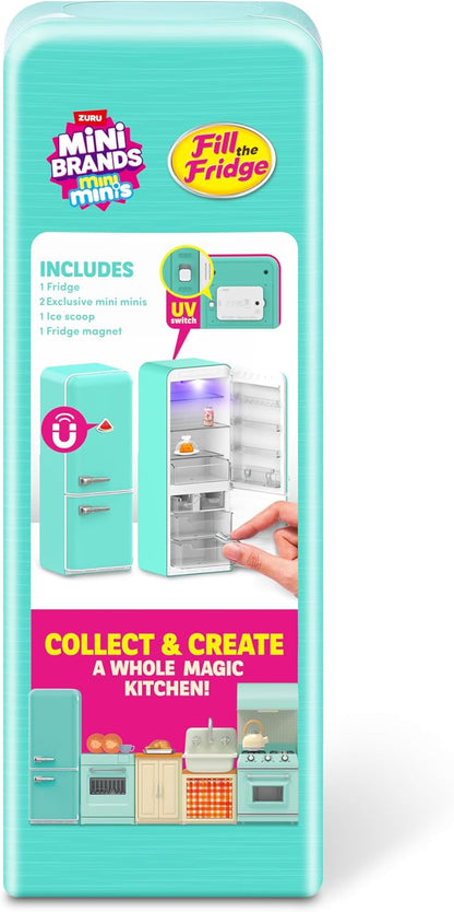 Mini Brands Fill The Fridge Playset w/ UV Light – ZURU
