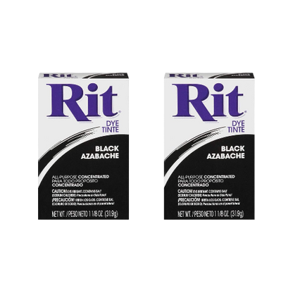 Rit All-Purpose Powder Dye Black – 2 Pack