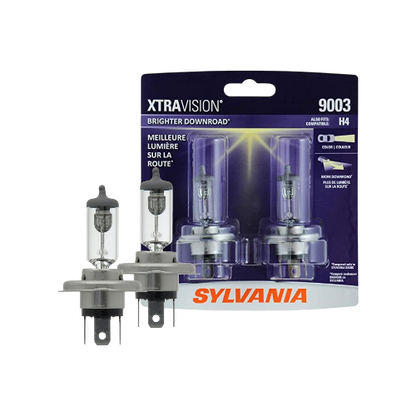 SYLVANIA 9003 XtraVision Halogen Headlight & Fog Bulbs (2-Pack)
