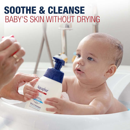 Aquaphor Baby Wash and Shampoo – Unscented 25.4 fl oz