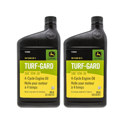 John Deere Turf-Gard SAE 10W-30 Oil TY22029 2 Quarts