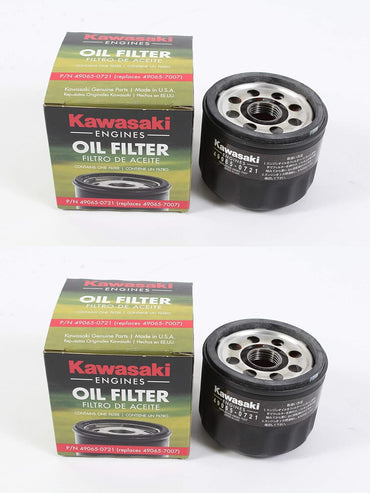 Kawasaki Oil Filter 49065-0721 Replacement 2-Pack