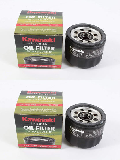 Kawasaki Oil Filter 49065-0721 Replacement 2-Pack